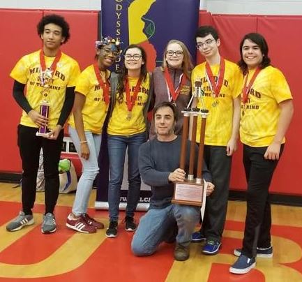 2018 claiming of the Renatra Fusca Creativity Award at DE State Finals.